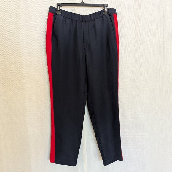 Banana Republic Hayden Tapered Pull on Pants Size M‎ Size Stripe Ankle - Picture 1 of 11